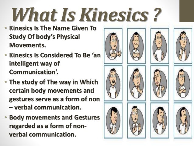 kinesics nonverbal communication